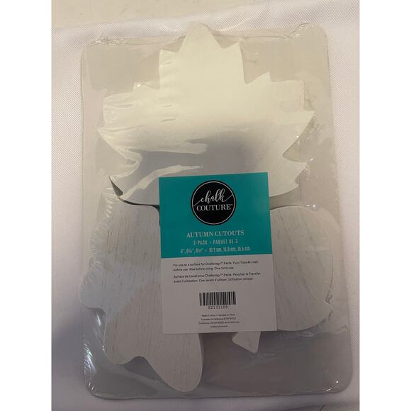 Chalk Couture New 3‎ Piece Wood Surface  Autumn Cutouts - Picture 1 of 7